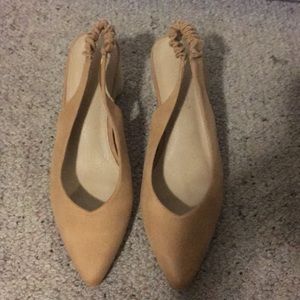 Pointed Toe Slingback Heels